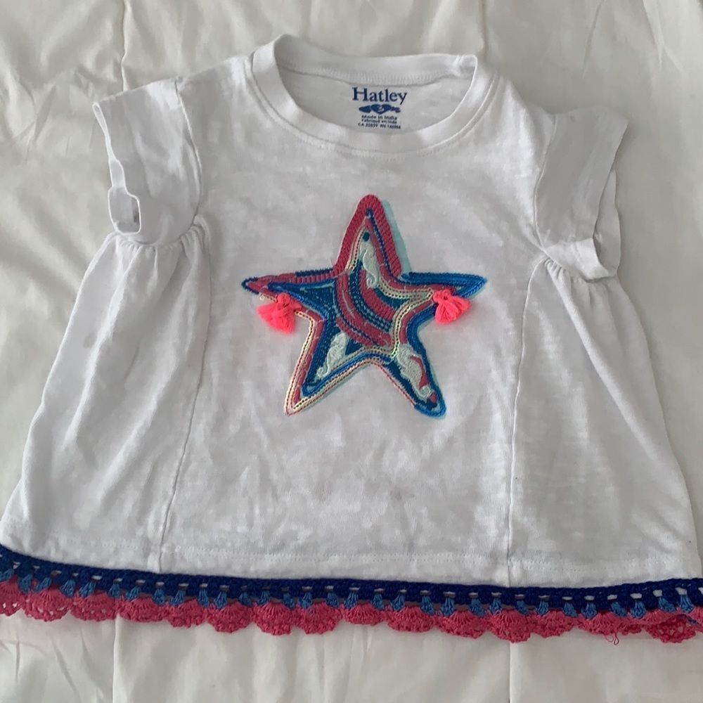 Hatley starfish shirt 